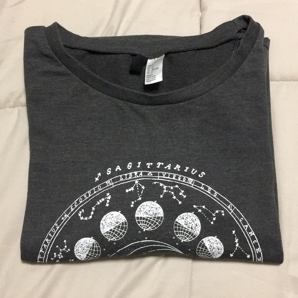 Dark grey long sleeve sweater